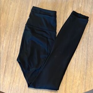 Athleta Black Leggings with Cut-out Detail